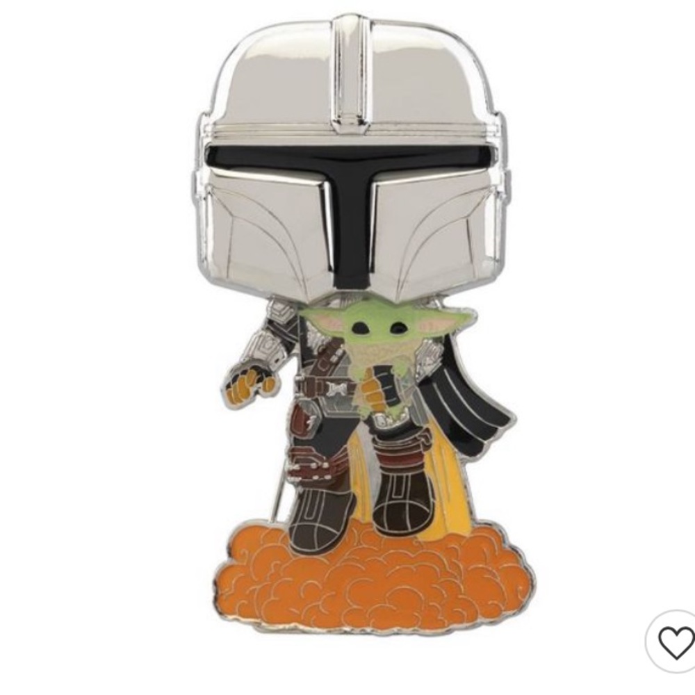 💚Funko POP! Star Wars: The Mandalorian Mando Holding Grogu (Target Exclusive)💚